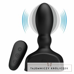 Mr Play Czarny model nadmuchiwany z pilotem funkcja wibracji 12 trybow MR PLAY