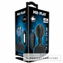 Mr Play Czarny model nadmuchiwany z pilotem funkcja wibracji 12 trybow MR PLAY