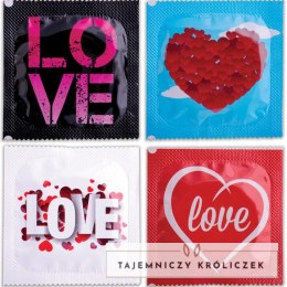 Pasante Love Torba 144 szt. prezerwatyw, lateksowe, gładkie, 54 mm PASANTE