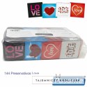 Pasante Love Torba 144 szt. prezerwatyw, lateksowe, gładkie, 54 mm PASANTE