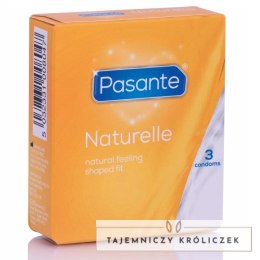 Pasante Naturelle Prezerwatywy Naturalne 3 szt. anatomiczne CE PASANTE