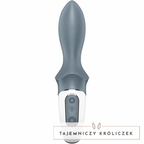 Satisfyer Air Pump Booty 1 Szary - Model nadmuchiwany z 12 trybami wibracji SATISFYER