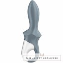 Satisfyer Air Pump Booty 1 Szary - Model nadmuchiwany z 12 trybami wibracji SATISFYER