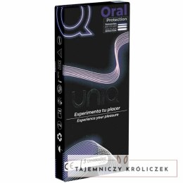 Uniq AT-10 Ochronna maska doustna bez lateksu przezroczysta 3 szt. UNIQ