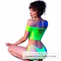 Chilirose CR 4433 Komplet Top i Szorty Zielony S/M - Elastyczny Materiał CHILIROSE
