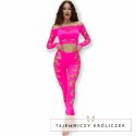 Chilirose CR 4632 Komplet Bezszwowy Top i Legginsy Fuksja S/L CHILIROSE
