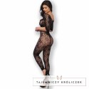 Chilirose CR 4661 Zestaw Bezszwowy Top i Legginsy Czarny S/M CHILIROSE