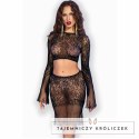 Chilirose CR 4686 Komplet Top i Spodnica czarny S/M bezszwowy 4D stretch CHILIROSE