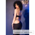 Chilirose CR 4851 Czarny komplet top i legginsy złote akcenty S CHILIROSE