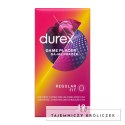 Durex Dame Placer 12 szt. prezerwatywy z wypustkami i prążkami 56mm Durex