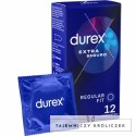 Durex Extra Safe 12 szt. - precyzyjny system ochrony, lateks, 56 mm Durex
