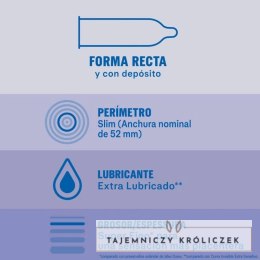 Durex Invisible Extra Lubricated 12 szt. ultracienkie prezerwatywy Durex