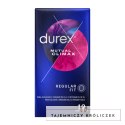 Durex Mutual Climax 12 sztuk - anatomiczne, teksturowane, benzokaina Durex