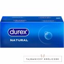 Durex Natural Comfort 144 sztuk - anatomiczne, lateksowe, Easy-On Durex