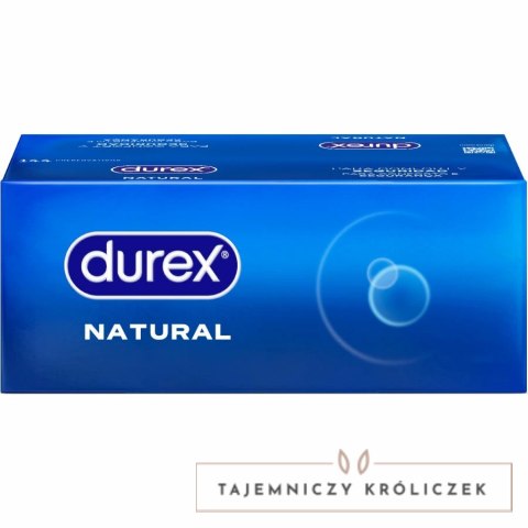Durex Natural Comfort 144 sztuk - anatomiczne, lateksowe, Easy-On Durex