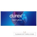 Durex Natural Comfort 144 sztuk - anatomiczne, lateksowe, Easy-On Durex