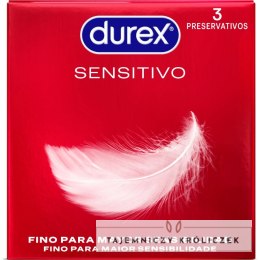 Durex Sensitive Soft prezerwatywy 3 szt. cienkie, anatomiczne, nawilżane Durex