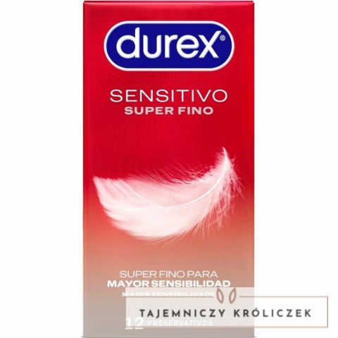 Durex Sensitive Total Contact 12 szt. ultracienkie prezerwatywy Sensi-Fit Durex