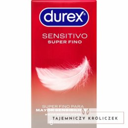 Durex Sensitive Total Contact 6 szt. - ultracienkie prezerwatywy 52 mm Durex