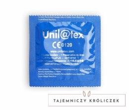 UNILATEX Naturalne prezerwatywy 144 szt. gładkie, natłuszczone, ISO 4074 UNILATEX