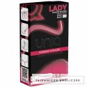 Uniq Lady AT-10 - Bezlateksowa osłona intymna damska z paskiem, 3 szt. UNIQ