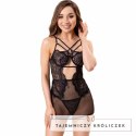 LivCo Corsetti Cielo LC 20211 Komplet Koszulka + Stringi Czarny L/XL LIVCO CORSETTI