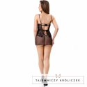 LivCo Corsetti Cielo LC 20211 Komplet Koszulka + Stringi Czarny L/XL LIVCO CORSETTI