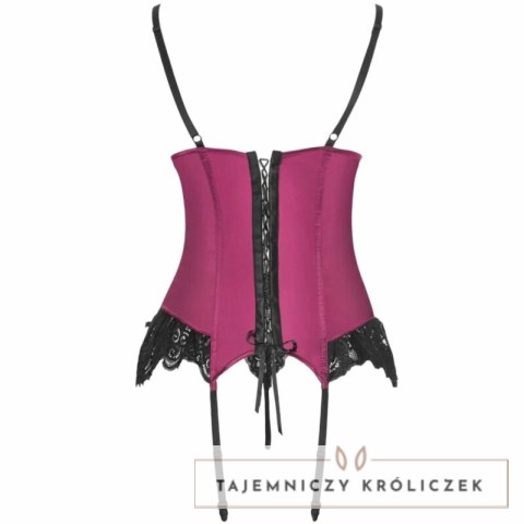Livco Corsetti Fashion Agrafena Gorset + Stringi Bordowy S/M LIVCO CORSETTI
