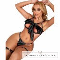SUBBLIME 955205 Komplet bielizny z czarną kokardą L/XL SUBBLIME
