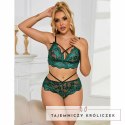 Subblime 954086 Komplet Koronkowy Zielony S/M - Biustonosz i Majtki SUBBLIME