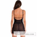Livco Corsetti Fashion Krolina LC 90734 Komplet Koszulka + Stringi L/XL Czarny LIVCO CORSETTI