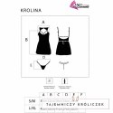 Livco Corsetti Fashion Krolina LC 90734 Komplet Koszulka + Stringi L/XL Czarny LIVCO CORSETTI