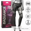 CalExotics Radiance Plus Size - Spodnica z podwiązkami i kryształkami 3X CALEXOTICS