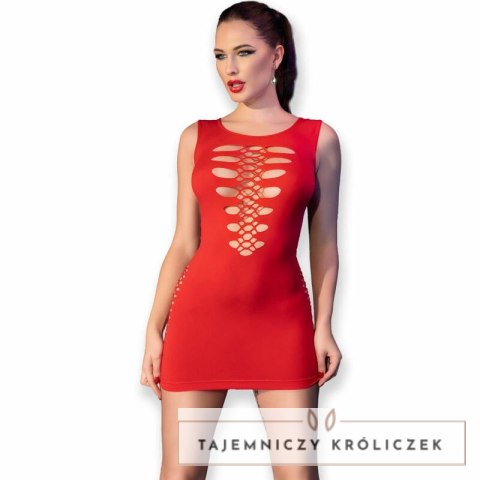 Chilirose CR 4622 sukienka mini czerwona bezszwowa S/M CHILIROSE