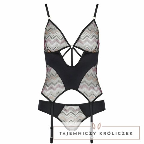 Casmir Lagerta Gorset L/XL - wyszukany design, elastyczny materiał CASMIR