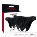 Darkness Unisex majtki z otwartą konstrukcją, uniwersalny rozmiar DARKNESS