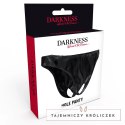 Darkness Unisex majtki z otwartą konstrukcją, uniwersalny rozmiar DARKNESS