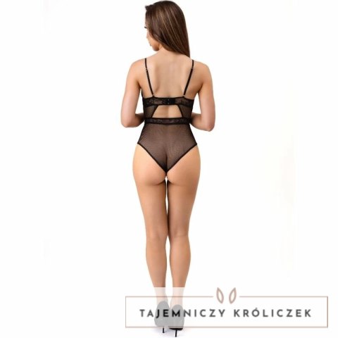 Livco Corsetti Paula LC20209 body czarne L/XL z koronką i siateczką LIVCO CORSETTI