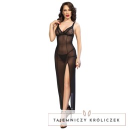 Chilirose CR 4723 Komplet Babydoll i Stringi Czarne S CHILIROSE