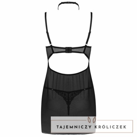 LivCo Corsetti Binella - Zestaw Babydoll i Stringi Czarny, Koronkowy LIVCO CORSETTI
