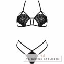 Livco Corsetti Fashion Jimena komplet biustonosz + stringi czarny uniwersalny LIVCO CORSETTI