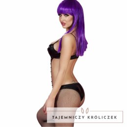 Chilirose CR 3573 Body Czarny L/XL z ozdobnymi ćwiekami CHILIROSE