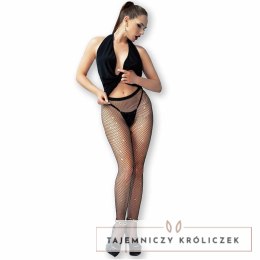 Chilirose CR 4654 Rajstopy kabaretki czarne z kryształkami S/M CHILIROSE