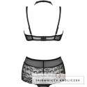 Livco Corsetti Fashion Linera czarny komplet koronkowy L/XL LIVCO CORSETTI