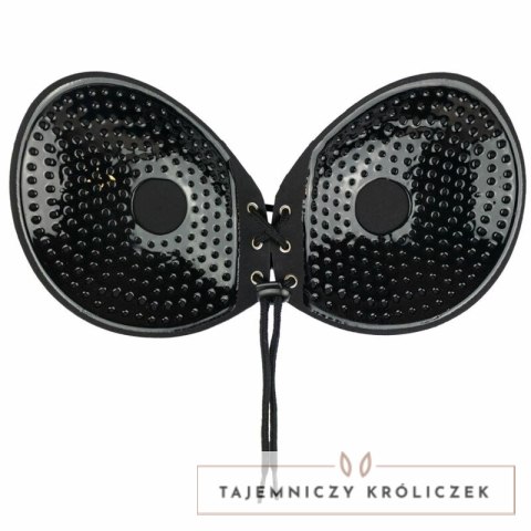 Bye Bra Round Lace-It B biustonosz samoprzylepny czarny bez ramiączek BYE BRA