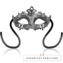 OHMAMA Maska Wenecka Srebrna - Ekskluzywny Wzor, Uniwersalny Rozmiar OHMAMA