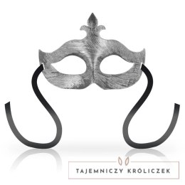 OHMAMA Maski Kwiat de Lis srebrna maska wenecka unisex One Size OHMAMA