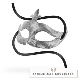 OHMAMA Maski Kwiat de Lis srebrna maska wenecka unisex One Size OHMAMA