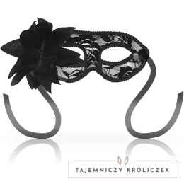 OHMAMA Maski koronkowe czarne z kwiatowym wzorem One Size OHMAMA