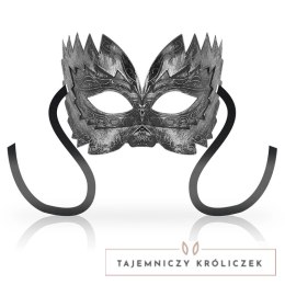 OHMAMA Maski weneckie srebrne - dekoracyjny wzor, uniwersalny rozmiar OHMAMA